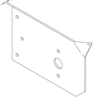 0311-860582 Aero (OEM) Easy Cover End Plate Mounting, Driver Side, Silver